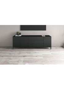 borchardt Möbel borchardt Möbel , Sideboard Metallfüsse, grifflose Optik , schwarz , Weitere Artikel unter "Mehr aus der Serie"