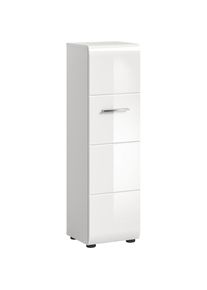 Stauraumschrank 1 Stk. tlg. Florenz, Stauraumschrank, Weiss Hochglanz, 30 cm breit, 4 Fächer , Inosign