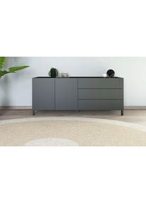 borchardt Möbel borchardt Möbel , Sideboard Metallfüsse, grifflose Optik , schwarz , Weitere Artikel unter "Mehr aus der Serie"