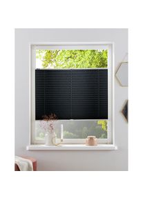 Plissee »DAHRA - in Crush-Optik« Lichtschutz ohne Bohren verspannt Fixmass, Bestseller mit über 5500 4,5-Sterne-Bewertungen, Klemmträger , grau ,...