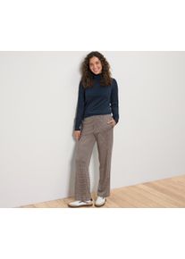 Tchibo - Komfort-Jacquardhose - Damen - Gr. 38 - wei&szlig;/jacquard