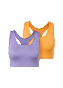 Tchibo - 2 Sport-Bustiers - Damen - Gr. M - lila