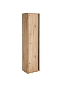 Xora Garderobenschrank , Eiche Artisan , Holzwerkstoff , 6 F&auml;cher , 40x165x33.8 cm , Beim&ouml;bel erh&auml;ltlich, wandh&auml;ngend , Garderobe, Garderobensets & -serien, Garderoben-Serien