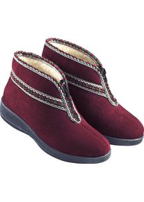 Damen Hausstiefel bordeaux