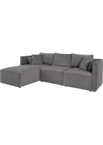 Ecksofa »Nöre L-Form« 3 Teile, in vielen Bezugsqualitäten und Farben. Modulteile s. "Nöre" , grau , GOODproduct