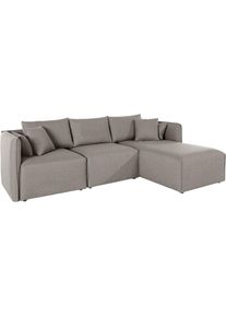 Ecksofa »Nöre L-Form« 3 Teile, in vielen Bezugsqualitäten und Farben. Modulteile s. "Nöre" , grau , GOODproduct
