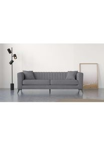 Home Affaire, Home Affaire 4-Sitzer &raquo;MATTHEW elegantes Designsofa, Masse B/T/H: 231/86/74 cm&laquo; XXL, Steppung im R&uuml;cken, lose Sitzkissen, incl 2. 