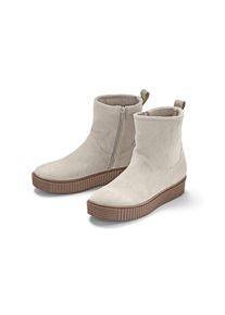 Tchibo - Veloursleder-Boots - Damen - Gr. 37 - taupe