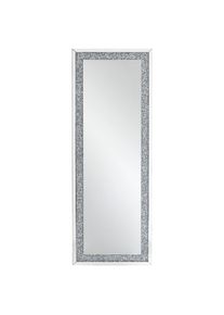 Xora Wandspiegel , Silberfarben , Glas , Pappel , rechteckig , 60x160x4 cm , senkrecht und waagrecht montierbar, Ganzk&ouml;rperspiegel , Spiegel, Wandspiegel