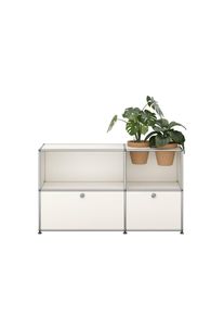 USM Haller Sideboard mit Klappt&uuml;ren und Pflanzeneinsatz Reinwei&szlig; - QUICK SHIP