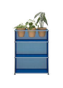 USM Haller Sideboard mit Pflanzeneinsatz Enzianblau - QUICK SHIP