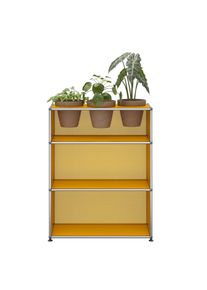 USM Haller Sideboard mit Pflanzeneinsatz Goldgelb - QUICK SHIP