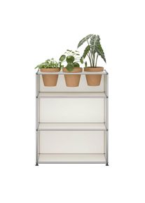 USM Haller Sideboard mit Pflanzeneinsatz Reinwei&szlig; - QUICK SHIP