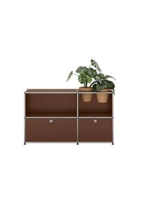 USM Haller Sideboard mit Klappt&uuml;ren und Pflanzeneinsatz Braun - QUICK SHIP