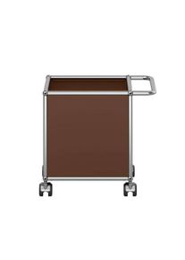 USM Haller Rollwagen / Aufbewahrungsbox Braun - QUICK SHIP