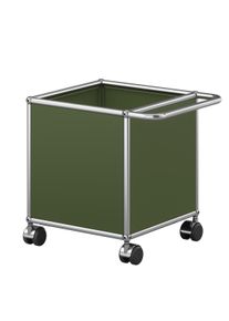 USM Haller Rollwagen / Aufbewahrungsbox - QUICK SHIP Olivgrün