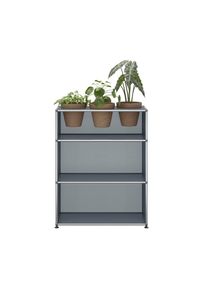 USM Haller Sideboard mit Pflanzeneinsatz Mittelgrau - QUICK SHIP