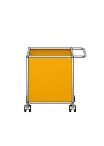 USM Haller Rollwagen / Aufbewahrungsbox Goldgelb