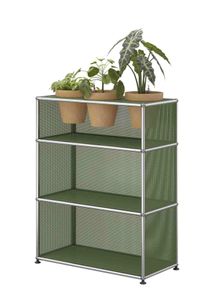 USM Haller Sideboard mit Pflanzeneinsatz - QUICK SHIP Olivgr&uuml;n