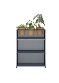 USM Haller Sideboard mit Pflanzeneinsatz Anthrazitgrau - QUICK SHIP