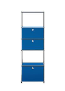 USM Haller Regal mit Einlegerahmen Enzianblau - QUICK SHIP