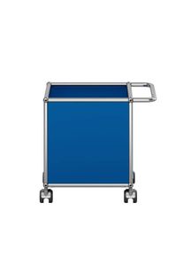 USM Haller Rollwagen / Aufbewahrungsbox Enzianblau - QUICK SHIP