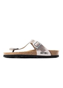 Bayton Zehentrenner 'Mercure' Damen, creme / hellbraun / schwarz, Größe 37