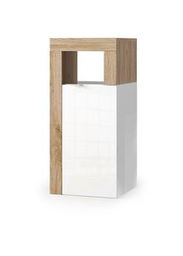 Unterschrank »Hamburg Höhe 78 cm, Breite 35 cm, Badkommode mit 1 Tür,« Badezimmerschrank, dekorativer Rahmen, offenes Fach, Metallgriff , braun ,...