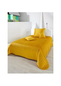Tagesdecke , gelb , HEINE HOME , 100% Polyester