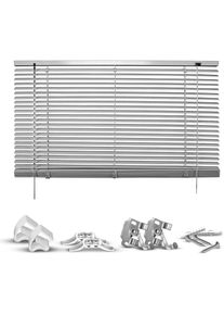 Jalousie »Matti« ohne Bohren freihängend Klemmfix-Jalousie aus Aluminium , silberfarben , GOOD LIFE