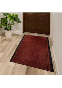 Läufer »Mitch, Made in Belgium« rechteckig 6 mm Höhe Schmutzfangläufer, meliert, mit Bordüre, In- und Outdoor geeignet , rot , ANDIAMO ,...