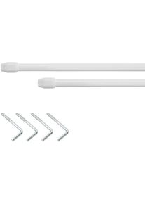 Gardinenstange »Vitrage« Ø 11 mm 1 läufig-läufig Fixmass , weiss , LICHTBLICK ORIGINAL