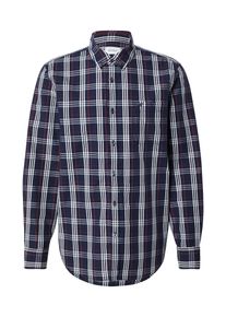 Mustang Hemd 'Chester' Herren Gr&ouml;&szlig;e XXL navy / rot / wei&szlig;