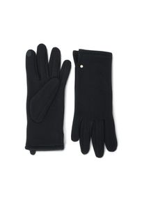 Tchibo - Sweathandschuhe mit Knopfdetail - Damen - Gr. 7 - schwarz