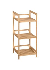 Kesper Badezimmerregal , Hellbraun , Holz , Bambus , 3 Fächer , 30x70x30 cm , FSC 100% , stehend , Badezimmer, Badezimmerregale, Badregale