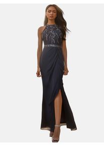 Lipsy Abendkleid Damen Gr&ouml;&szlig;e 44 navy Sommerkleid