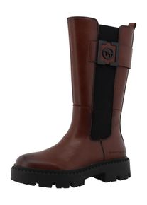 Tom Tailor, Femmes Bottes, marron / noir