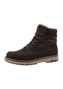 Tom Tailor, Hommes Bottines &agrave; lacets, brun fonc&eacute;