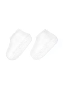 Tchibo - Couvre-chaussures anti-pluie - taille: L - blanc