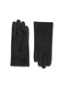 Tchibo - Gants aspect cuir velours - taille: 8 - noir