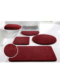 my home, my home Badematte &raquo;Merida, Badvorleger, Badezimmer Teppich&laquo; H&ouml;he 32 mm rutschhemmend beschichtet fussbodenheizungsgeeignet schnell trocknend 