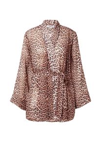 Etam Morgenmantel 'Reid' Damen Gr&ouml;&szlig;e XL braun / cappuccino / schwarz