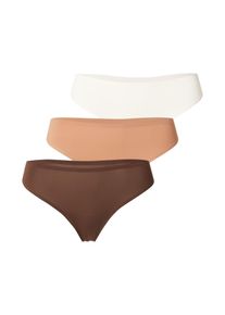 Hunkem&ouml;ller Hunkem&ouml;ller String Damen Gr&ouml;&szlig;e M nude / schoko / wei&szlig;