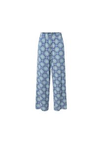 Tchibo - Palazzohose mit Alloverprint - Damen - Gr. L - weiss/print