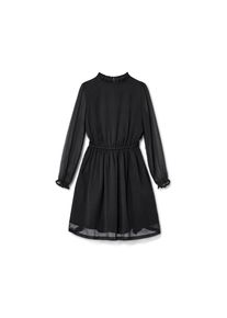Tchibo - Kinder-Chiffonkleid - Mädchen - Gr. 134/140 - schwarz
