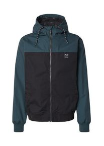 Iriedaily &Uuml;bergangsjacke 'Segelprofi 2.0' Herren, petrol / schwarz, Gr&ouml;&szlig;e XS