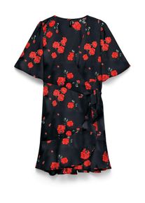 Véro Moda VERO MODA Kleid Damen, grau / rot / schwarz, Größe XS
