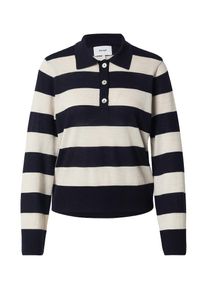 N&uuml;mph N&Uuml;MPH, Femmes Pull-over 'CHIA', beige clair / bleu fonc&eacute;