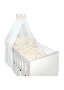 Patinio Gitterbettset , Taupe , Textil , Tier , F&uuml;llung: Polyester , 100x135 cm , Oeko-Tex&reg; Standard 100 , weich und anschmiegsam, pflegeleicht, reines Naturprodukt, atmungsaktiv, mit Reissverschluss,weich und anschmiegsam, pflegeleicht, reines Naturprodukt, atmungsaktiv, mit Reissverschluss,Wendedesign, b&uuml;gelleicht, schadstoffgepr&uuml;ft, strapazierf&auml;hig , Schlafen, Babybettausstattung, Gitterbettset