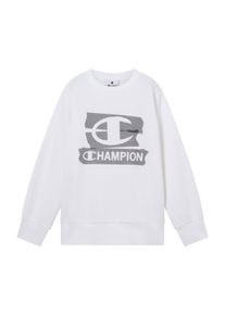 Champion Authentic Athletic Apparel Sweatshirt Jungen Gr&ouml;&szlig;e 116 wei&szlig;